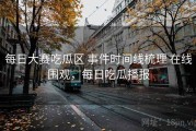 每日大赛吃瓜区 事件时间线梳理 在线围观，每日吃瓜播报