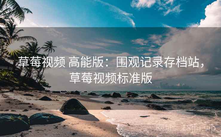草莓视频 高能版：围观记录存档站，草莓视频标准版