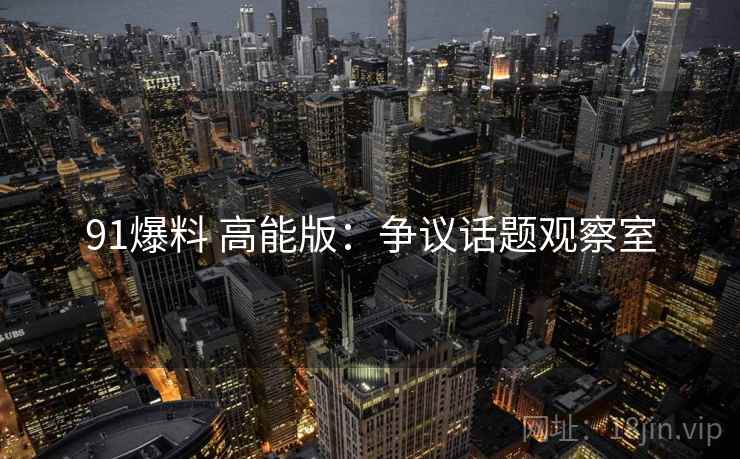 91爆料 高能版：争议话题观察室
